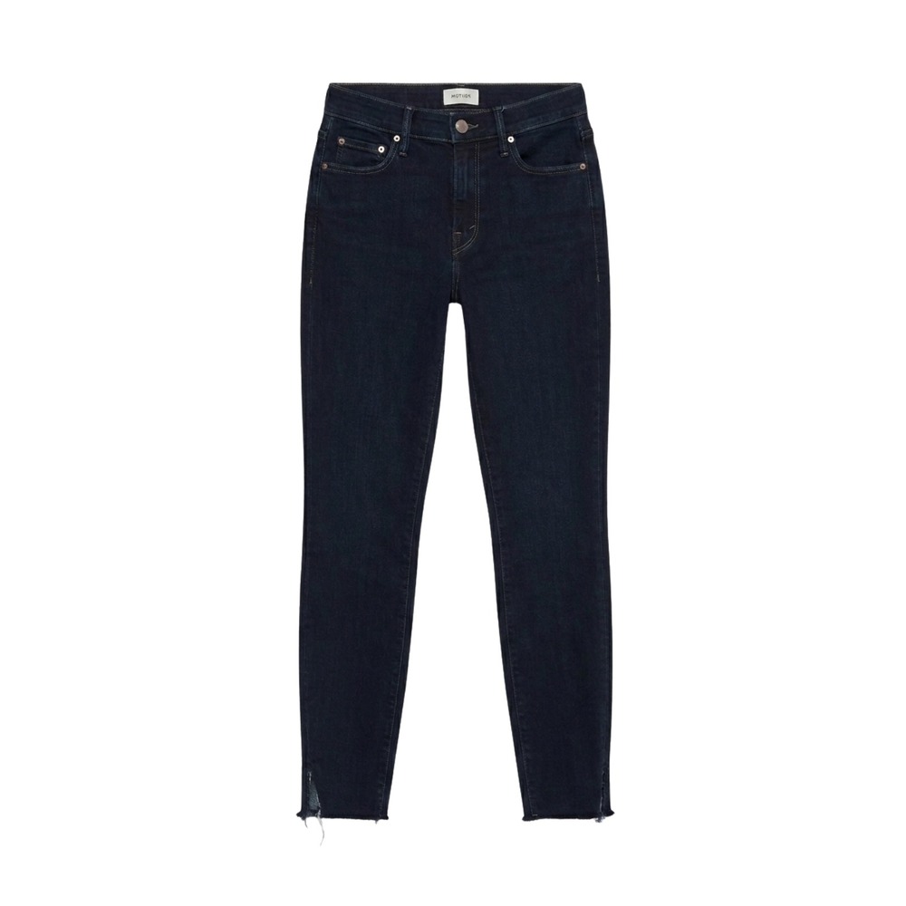 Mother The Looker‎ Ankle Fray Jeans So Good Dark Wash Skinny Size 26